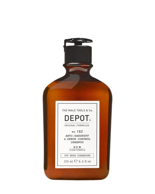 DEPOT - Shampoing Purifiant & Contrôle le sébum NO.102 - Cheveux & cuir chevelu gras - 250 ml