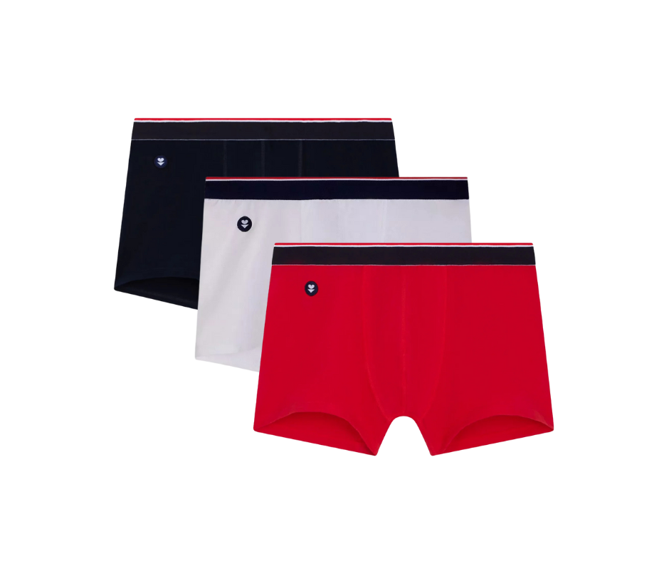 Le Slip Français - Coffret boxers Marius - Trio - Bleu blanc & rouge