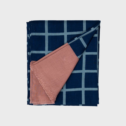 Billybelt - Foulard Crête - Coton biologique - Bleu