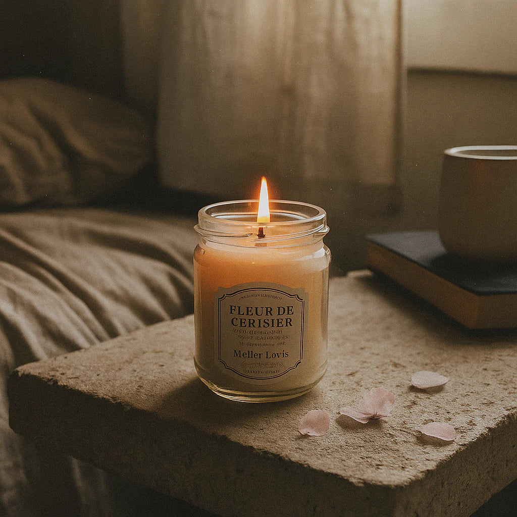 Atelier Louis - Bougie naturelle artisanale parfumée - Fleur de cerisier