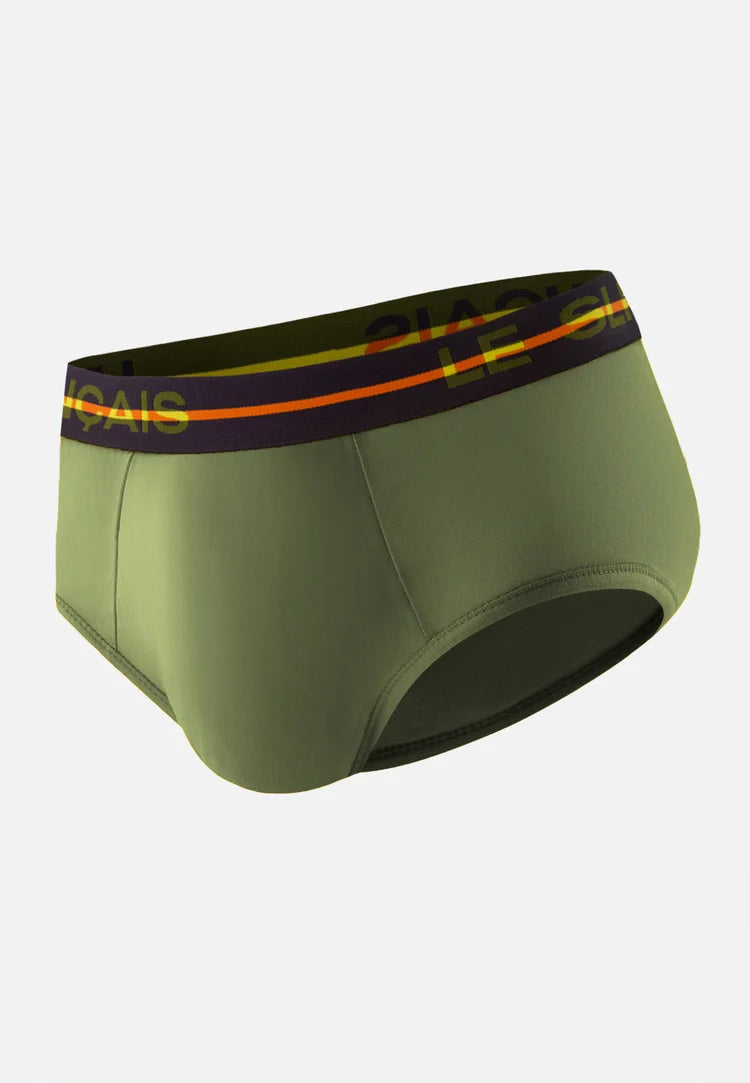 Le Slip Français - Slip en coton Intrépide - Vert veronese