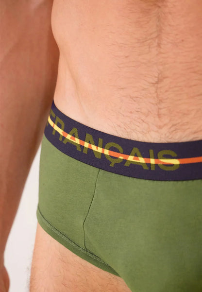 Le Slip Français - Slip en coton Intrépide - Vert veronese