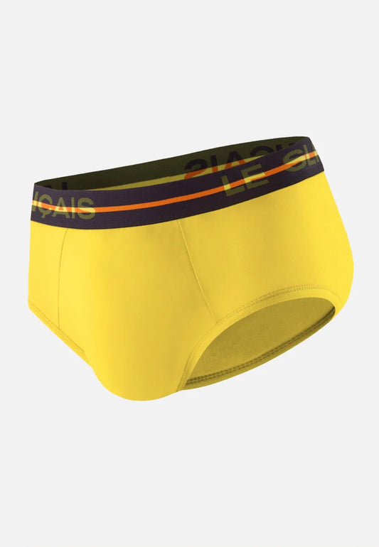 Le Slip Français - Slip en coton Intrépide - Jaune citron
