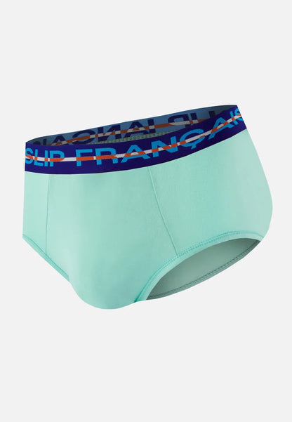 Le Slip Français - Slip en coton Intrépide - Vert azur
