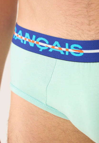 Le Slip Français - Slip en coton Intrépide - Vert azur