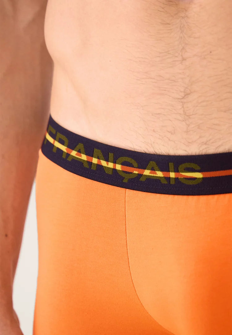 Le Slip Français - Boxer en coton Redoutable - Orange pur