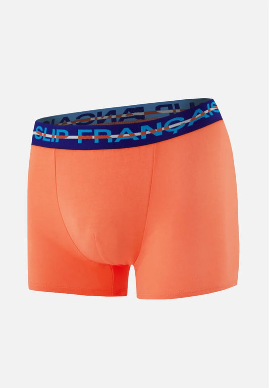 Le Slip Français - Boxer en coton Redoutable - Orange corail
