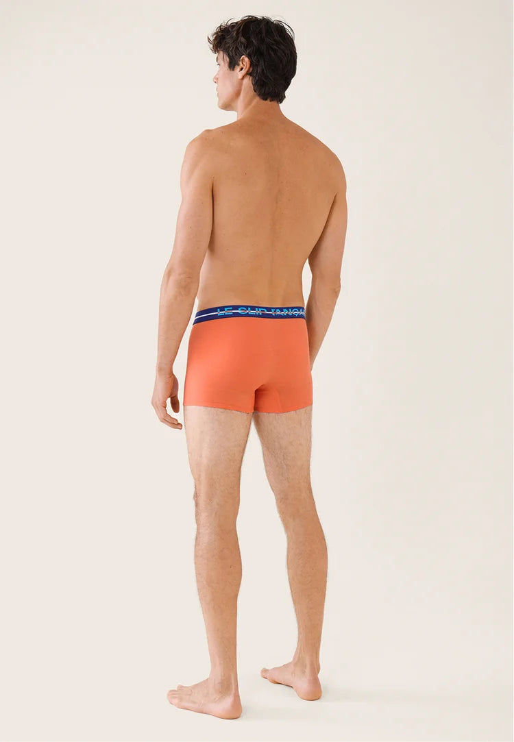 Le Slip Français - Boxer en coton Redoutable - Orange corail