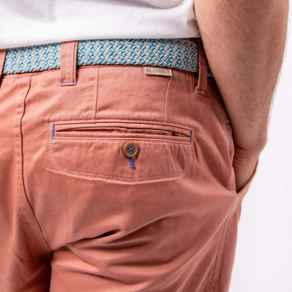Billybelt - Bernuda en coton biologique - Rose saumon
