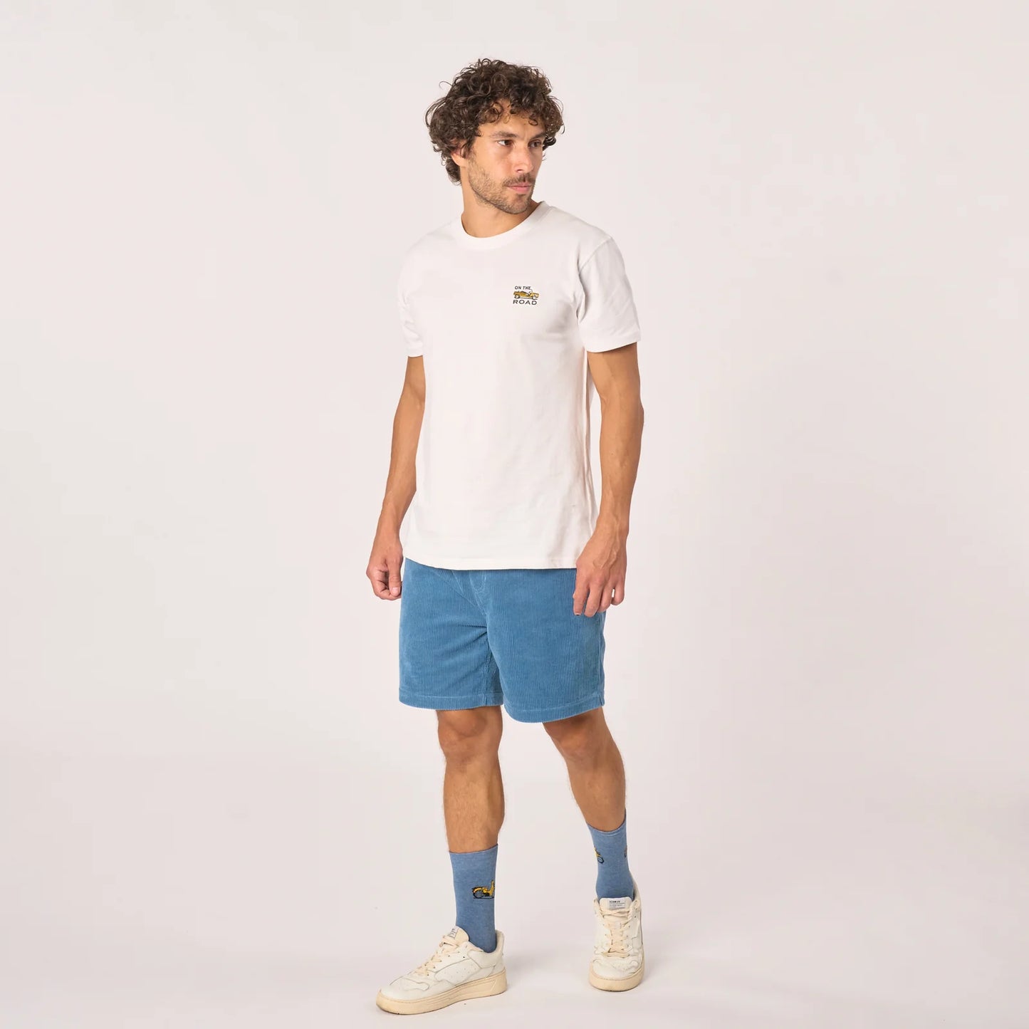 Billybelt - Short en velours - Bleu jean