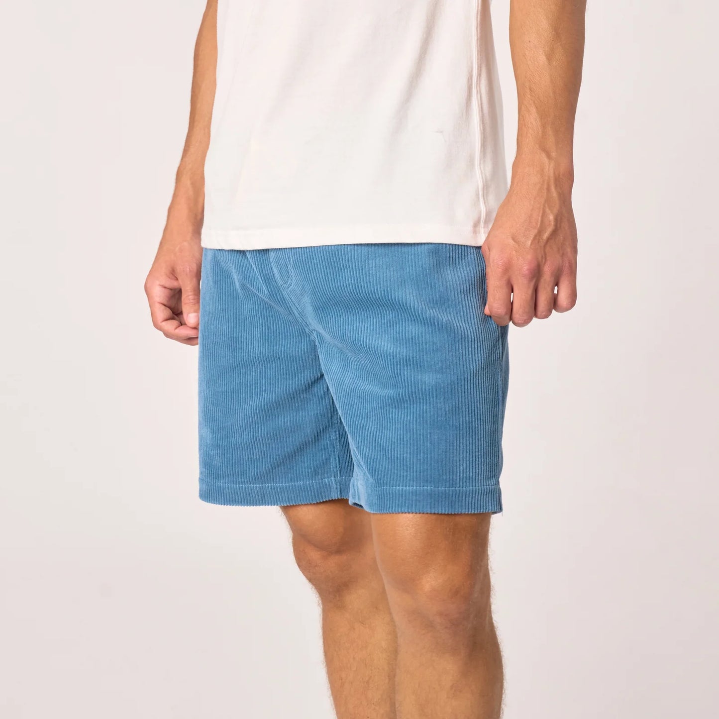 Billybelt - Short en velours - Bleu jean