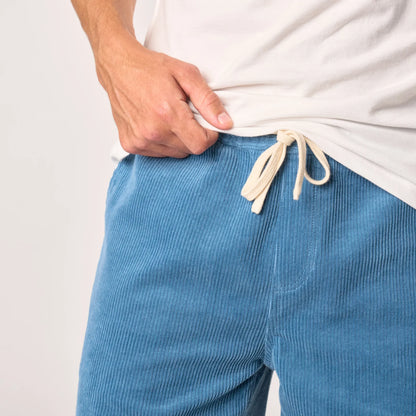 Billybelt - Short en velours - Bleu jean