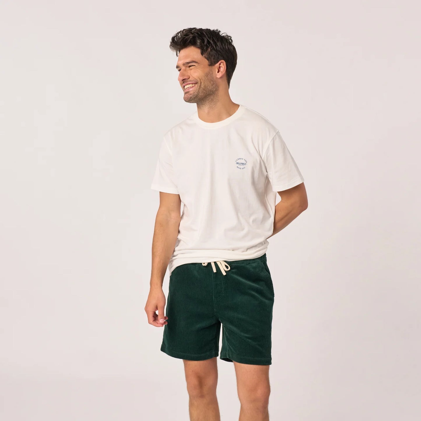 Billybelt - Short en velours - Vert foncé