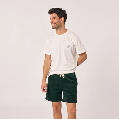 Billybelt - Short en velours - Vert foncé