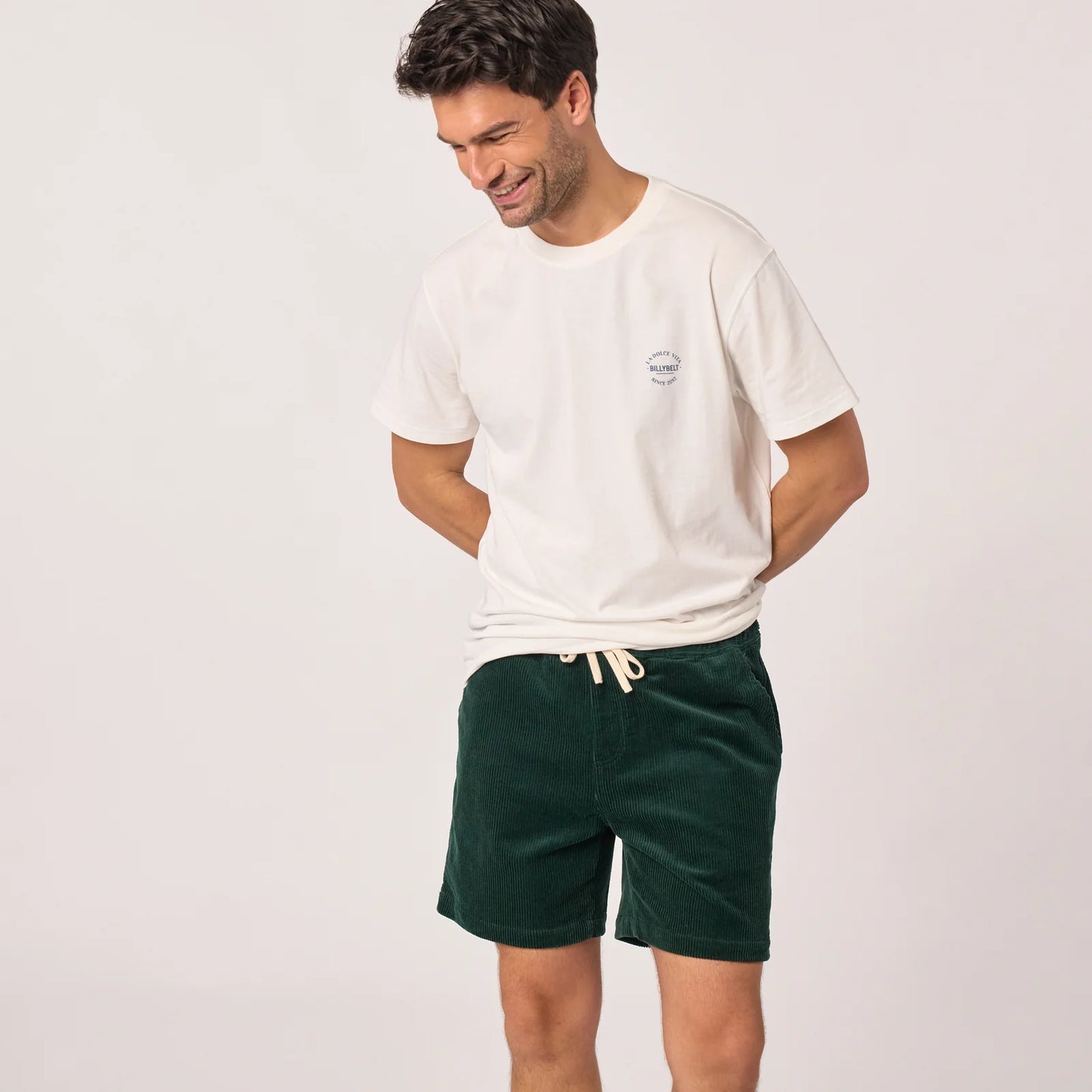 Billybelt - Short en velours - Vert foncé