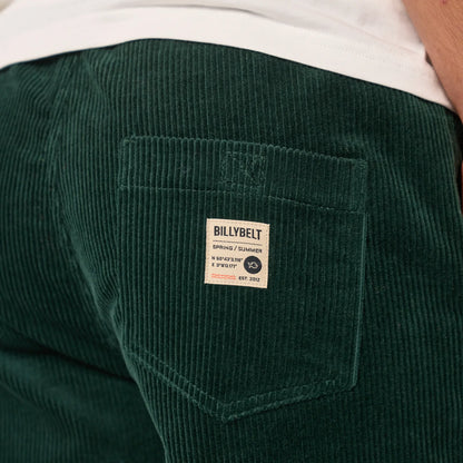 Billybelt - Short en velours - Vert foncé