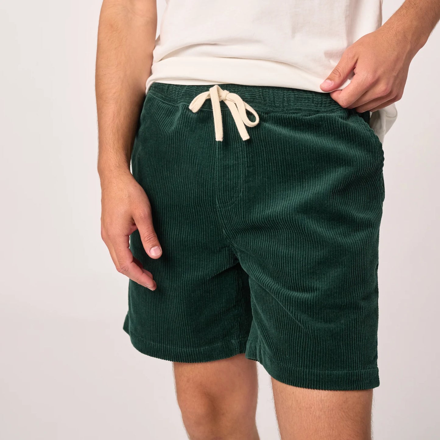 Billybelt - Short en velours - Vert foncé