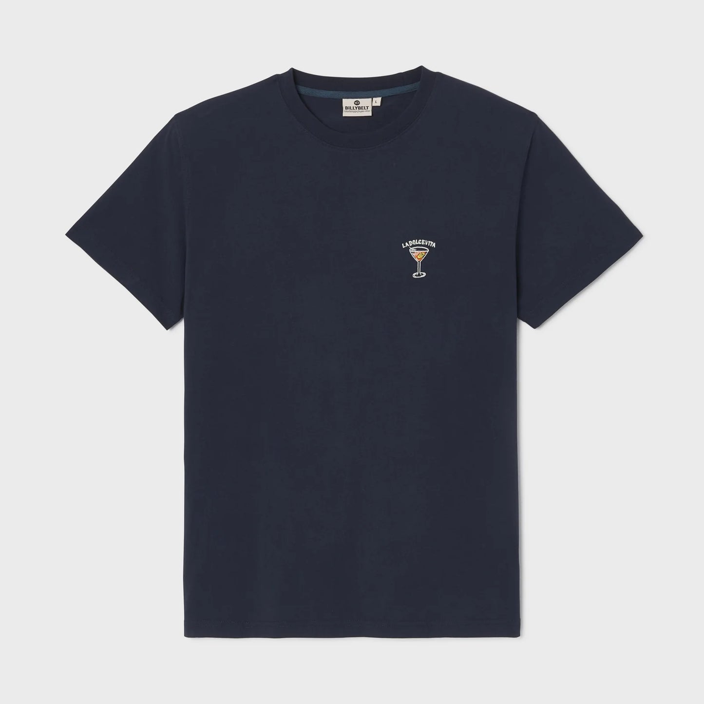 Billybelt - T-shirt Dolce Vita - 100% coton biologique - Bleu marine