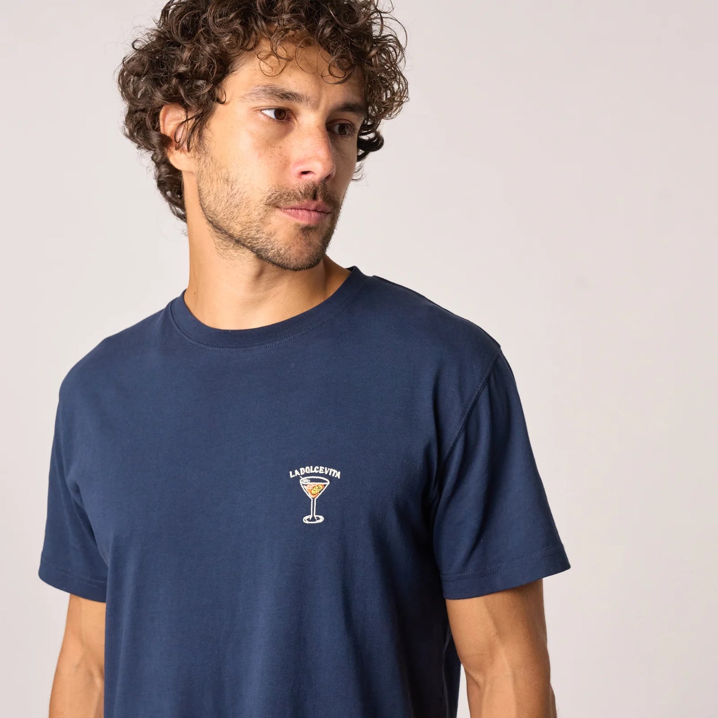Billybelt - T-shirt Dolce Vita - 100% coton biologique - Bleu marine