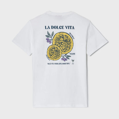 Billybelt - T-shirt Dolce Vita - 100% coton biologique - Blanc