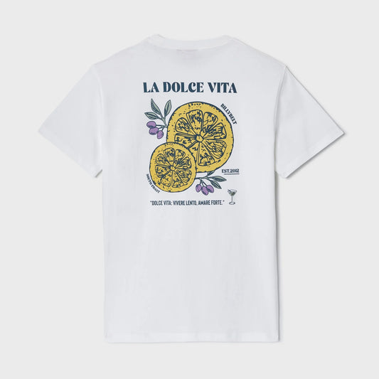 Billybelt - T-shirt Dolce Vita - 100% coton biologique - Blanc