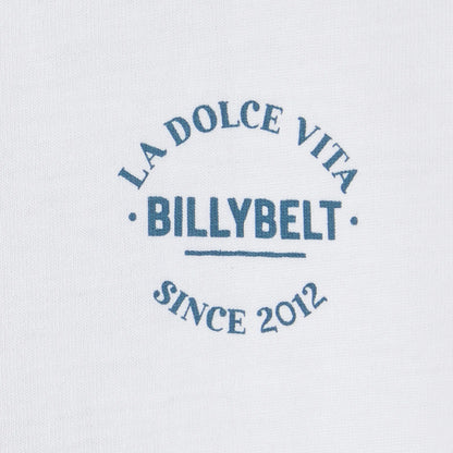 Billybelt - T-shirt Dolce Vita - 100% coton biologique - Blanc