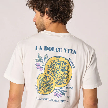 Billybelt - T-shirt Dolce Vita - 100% coton biologique - Blanc