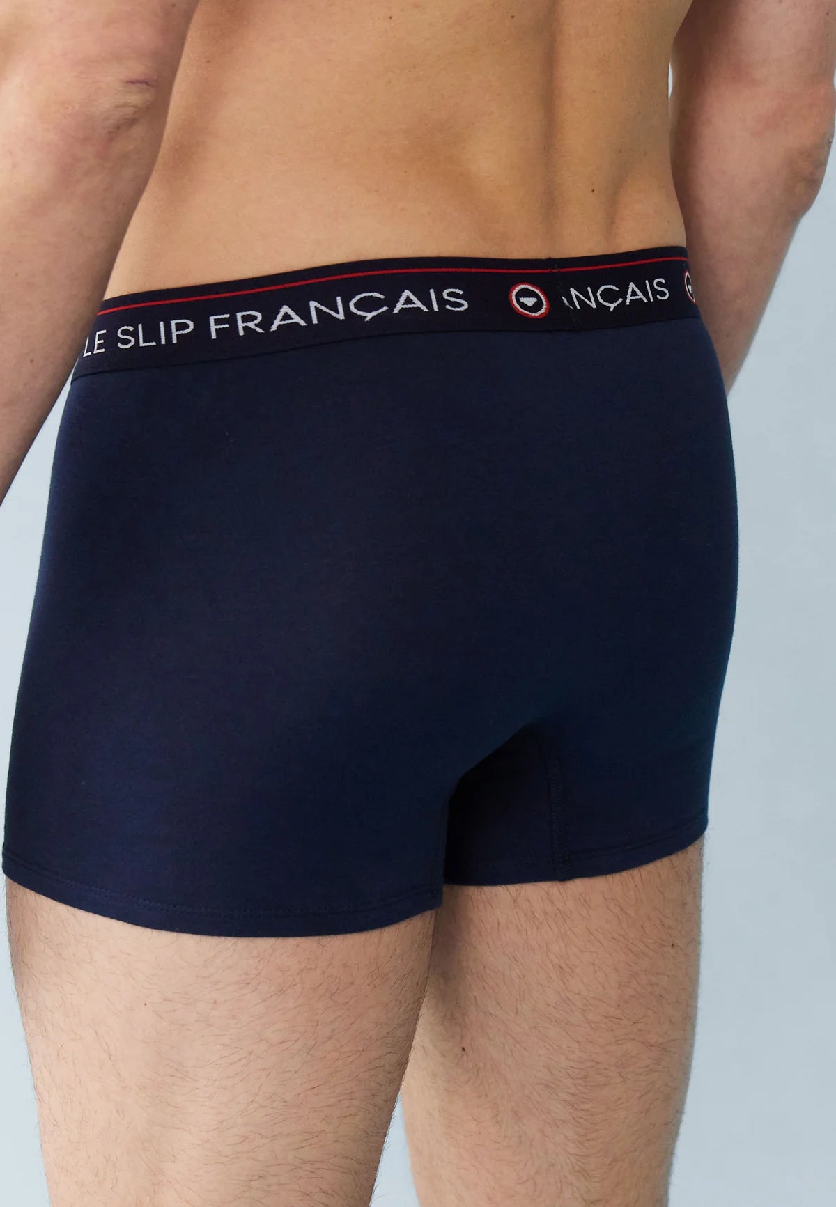 Le Slip Français - Trio de boxers Redoutable - Coton - Bleu marine blanc et rouge