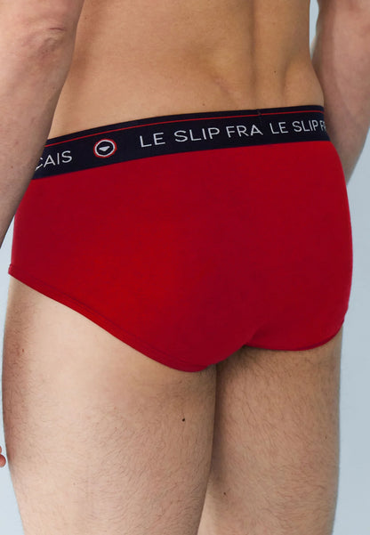 Le Slip Français - Slip en coton Intrépide - Rouge cerise