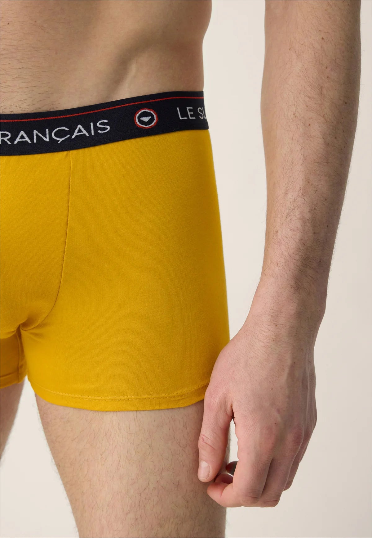 Le Slip Français - Boxer en coton Redoutable - Moutarde