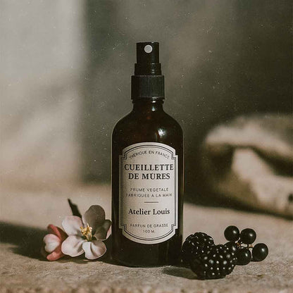 Atelier Louis - Brume d'intérieur végétale française - Cueillette de Mûres - 100 ml