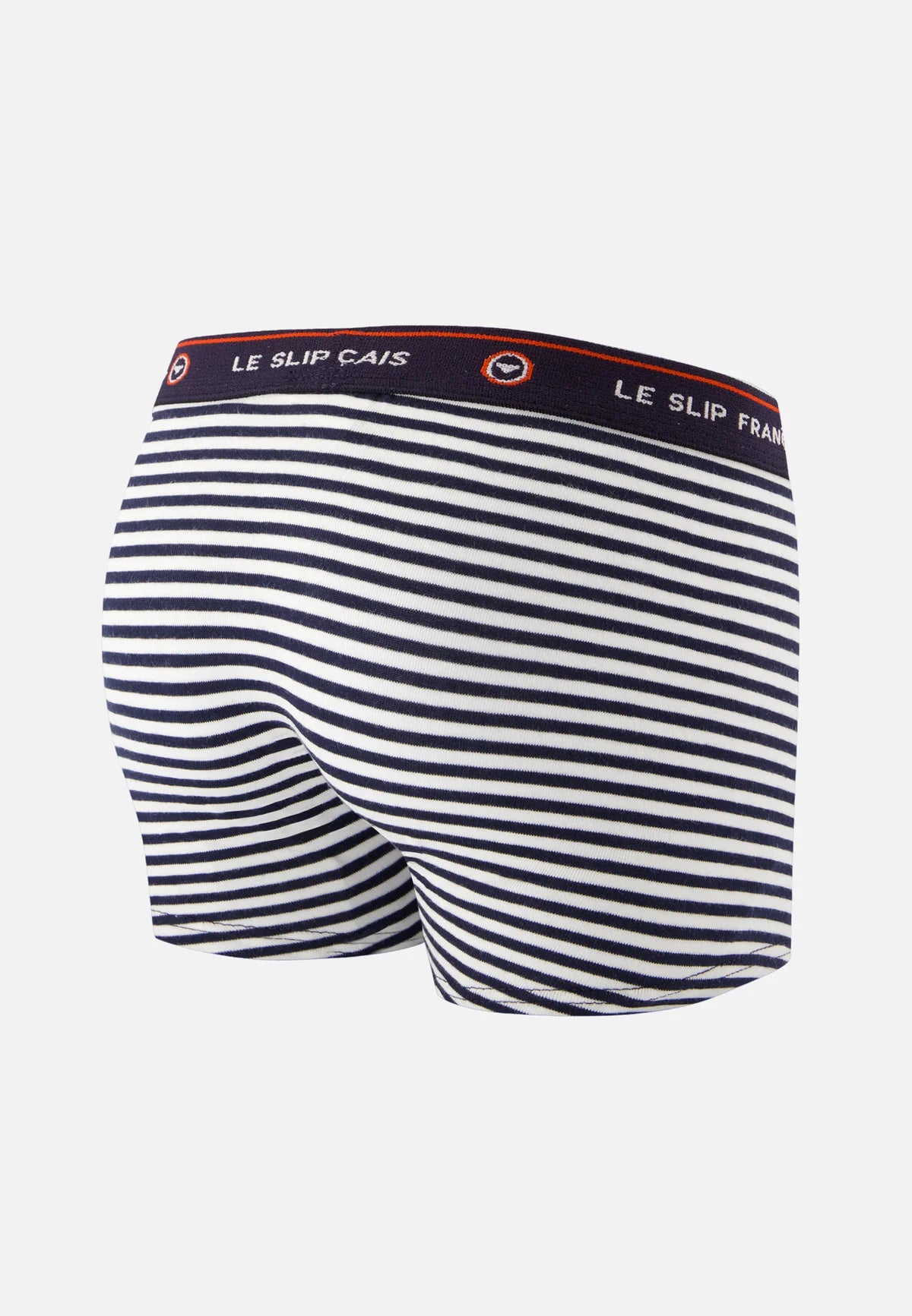 Le Slip Français - Boxer enfant en coton Petit Joseph marinière - Bleu marine & blanc