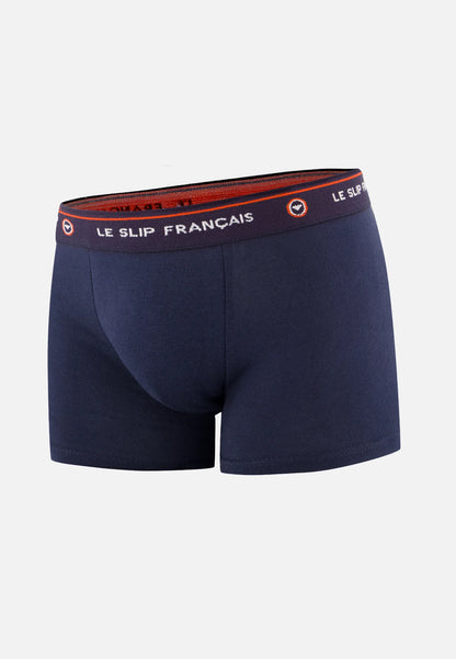 Le Slip Français - Boxer enfant en coton Petit Joseph - Bleu marine