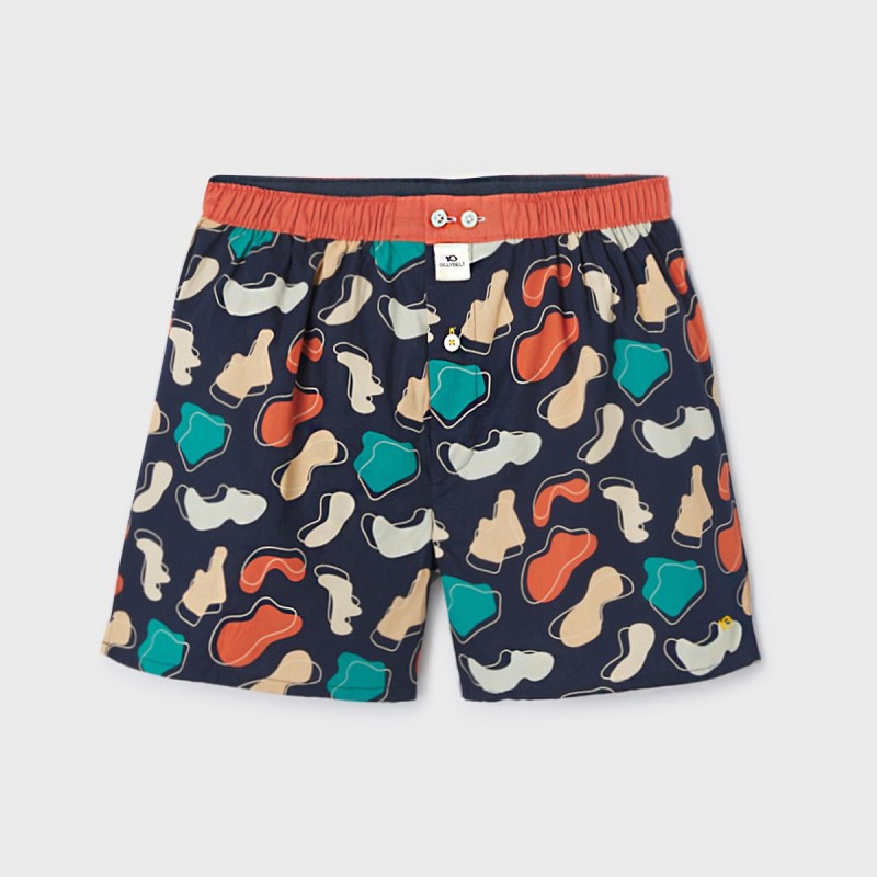 Billybelt - Caleçon Abstract Geometry - 100% coton Bio