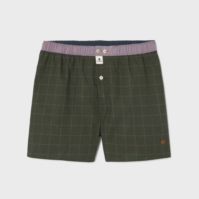 Billybelt - Caleçon City Green - 100% coton Bio