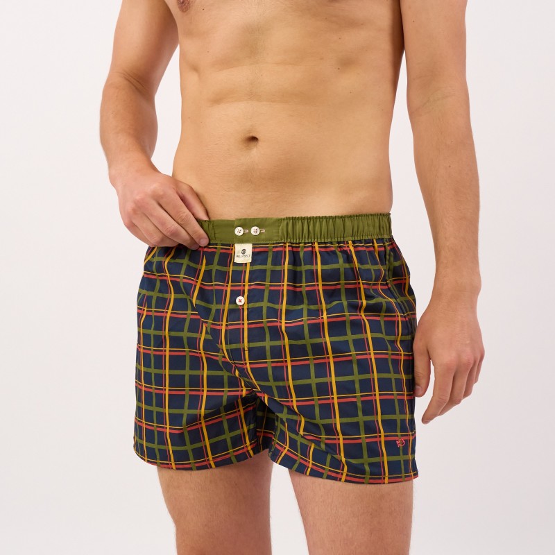 Billybelt - Caleçon Urban Tartan - 100% coton Bio