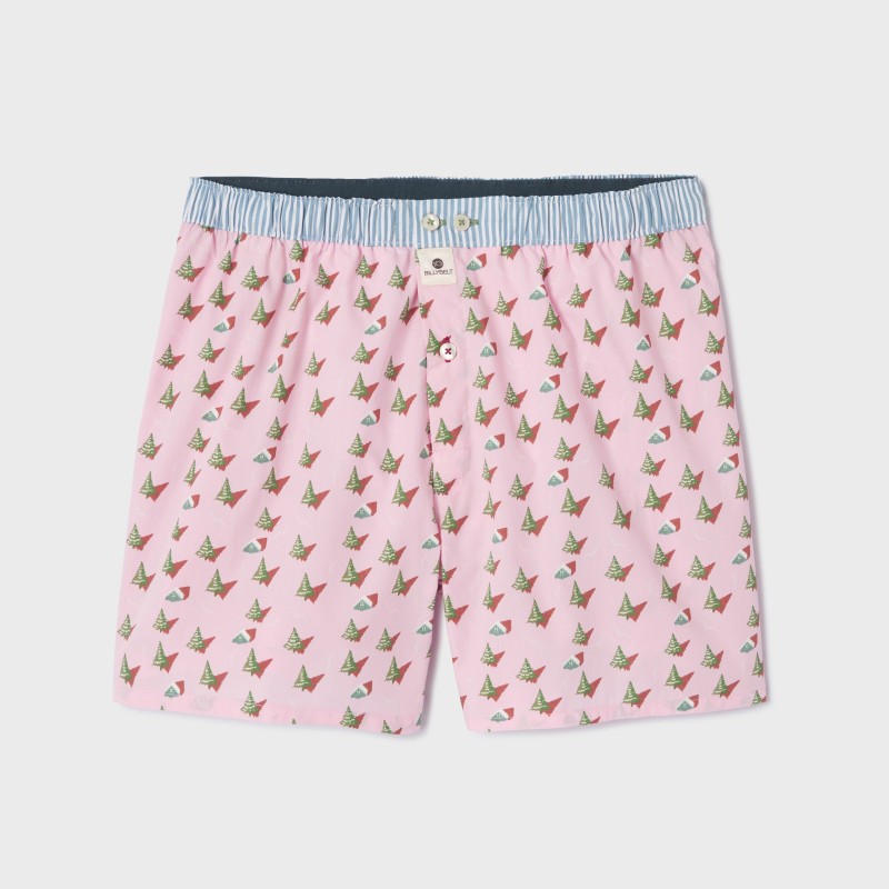 Billybelt - Caleçon Pink Forest - 100% coton Bio