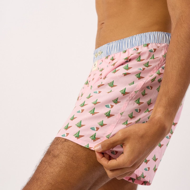 Billybelt - Caleçon Pink Forest - 100% coton Bio