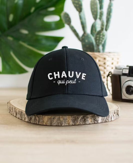 Monsieur TSHIRT - Casquette brodée - Chauve qui peut