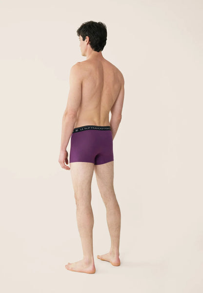 Le Slip Français - Boxer en coton Redoutable - Prune