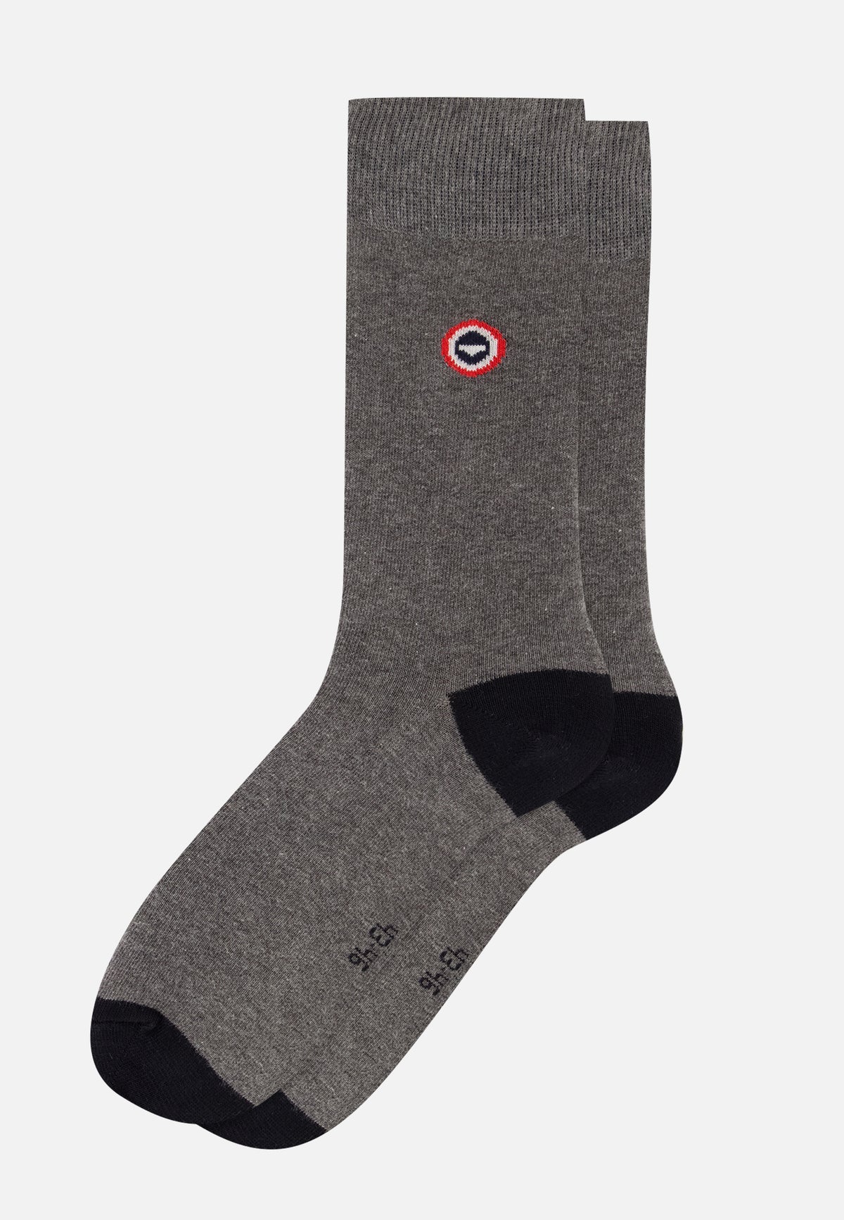 Le Slip Français - Chaussettes mi-hautes Robuste - Gris anthracite et noires