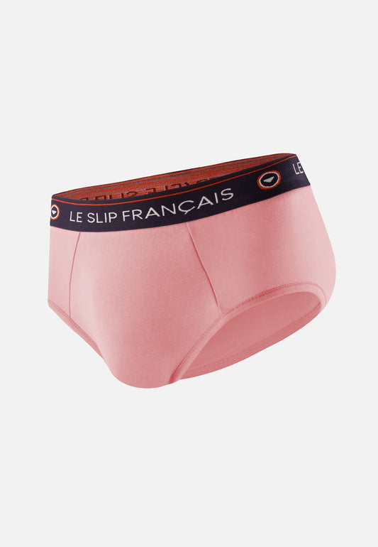 Le Slip Français - Slip en coton Intrépide - Rose des bois