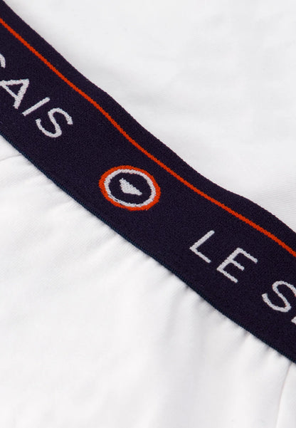 Le Slip Français - Trio boxer Redoutable - Noir gris & blanc