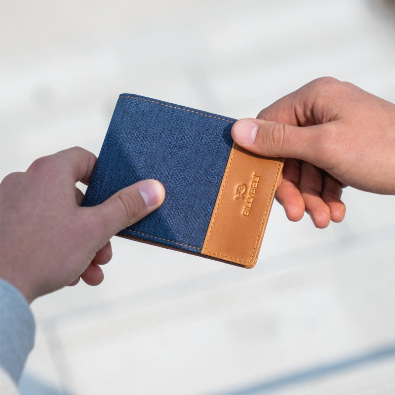 Billybelt - Portefeuille en cuir - Bleu