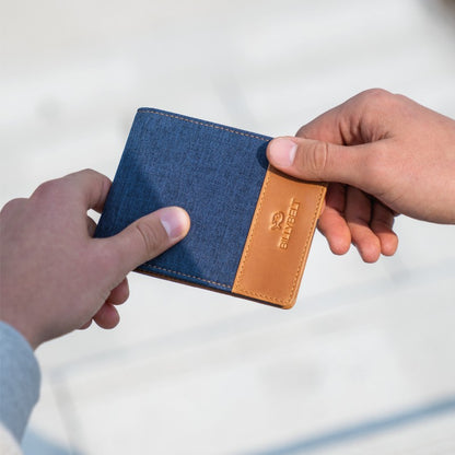 Billybelt - Portefeuille en cuir - Bleu