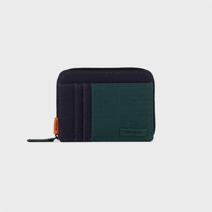 Billybelt - Portefeuille 100% polyester - Bleu marine & vert