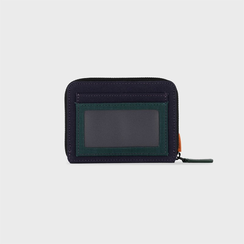 Billybelt - Portefeuille 100% polyester - Bleu marine & vert