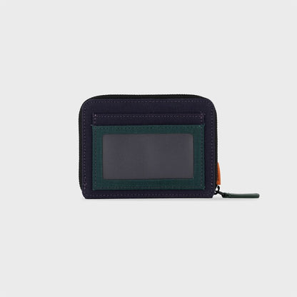 Billybelt - Portefeuille 100% polyester - Bleu marine & vert