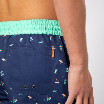 Billybelt - Short de bain Surf Session - 100% recyclé - Bleu marine