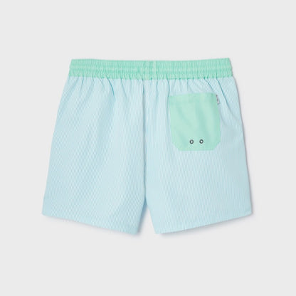 Billybelt - Short de bain Sunset Splash à rayures - 100% recyclé - Bleu & banc